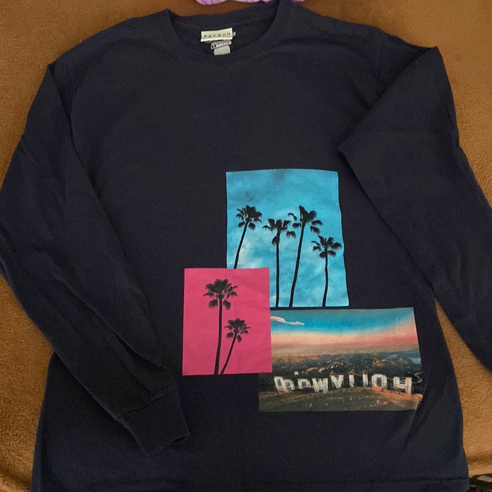 Pacsun Hollywood long sleeve shirt size med